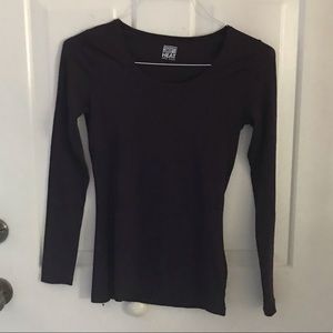 Weatherproof ladies scoop neck long sleeve